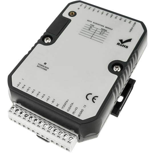 RS485 Modbus I / O Module 8 Analog Inputs And Outputs 4 Digital 