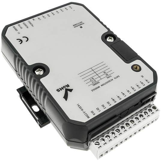 Módulo RS485 Modbus I/O 8 entradas y salidas analógicas 4 entradas digitales