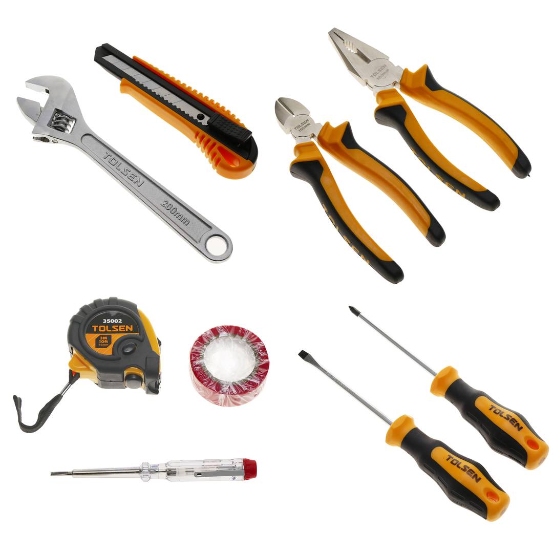 Toolkit of 9 pieces by Tolsen