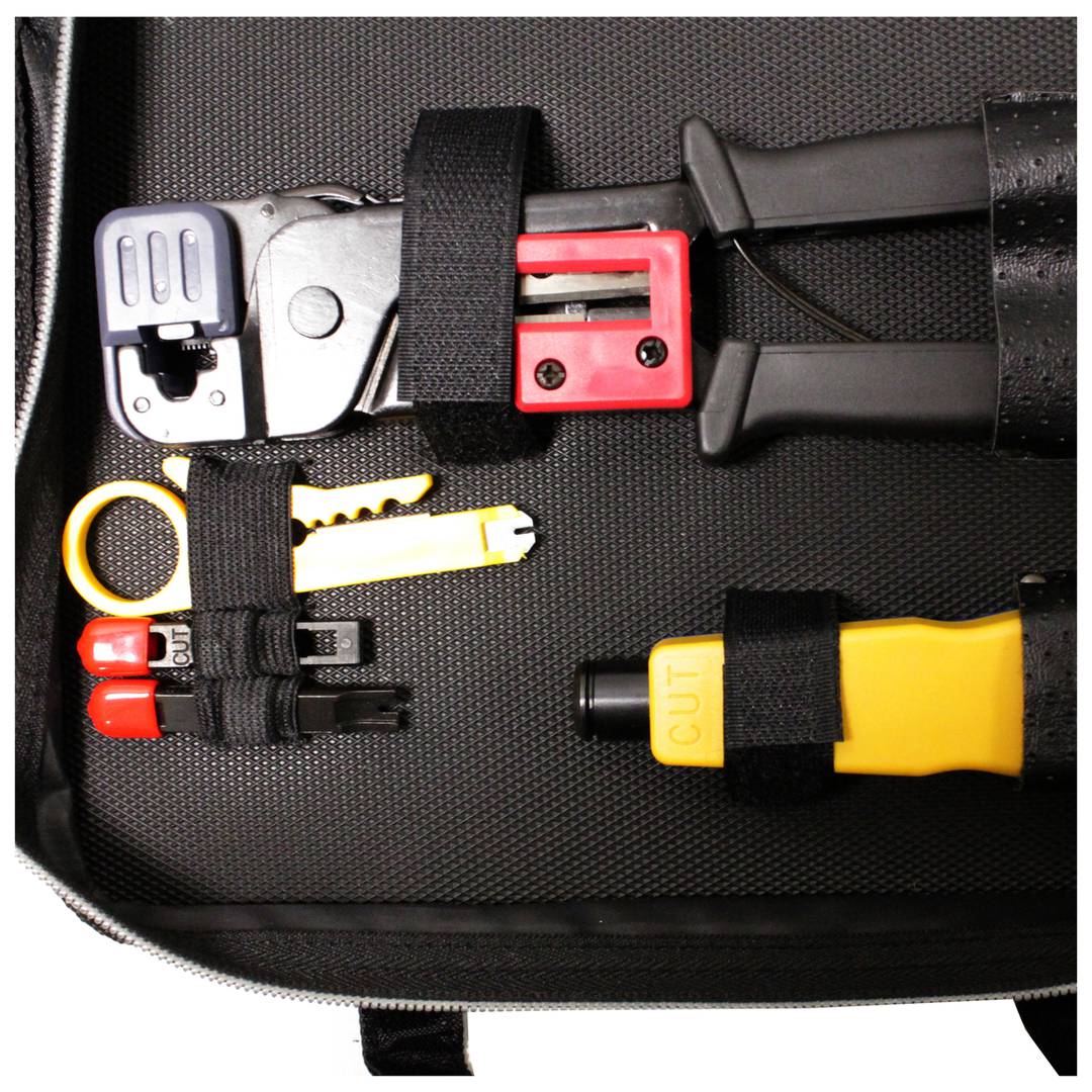Werkzeugkoffer für Netzwerkinstallierer Modell TTK-350