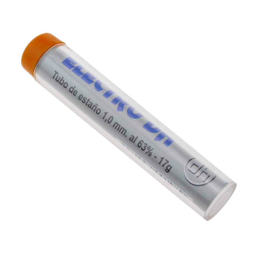 Tubo de estanho para solda elétrica de calor 1,0 mm 17 g