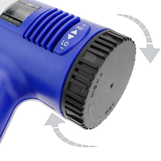Pistolet na gorące powietrze 1600 W LCD do zdejmowania izolacji