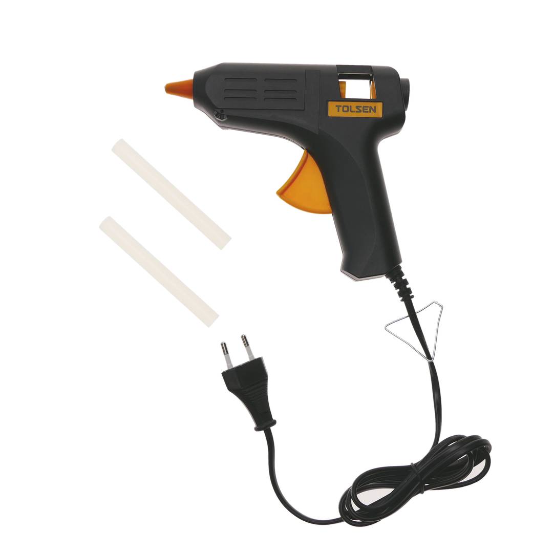 Pistola de cola calenta 15 W amb 2 barres de silicona de 11 mm