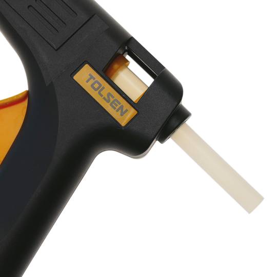 Pistola de cola calenta 15 W amb 2 barres de silicona de 11 mm