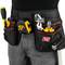 Tool belt with 2 nail bags and 2 hammer straps