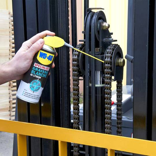 400 ml WD-40 lithium witte vetspray voor tandwielen en machines
