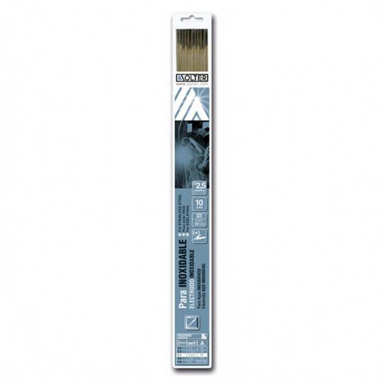 Pack de 10 unitats elèctrode inox per a acer inoxidable de 2 mm diàmetre de Solter