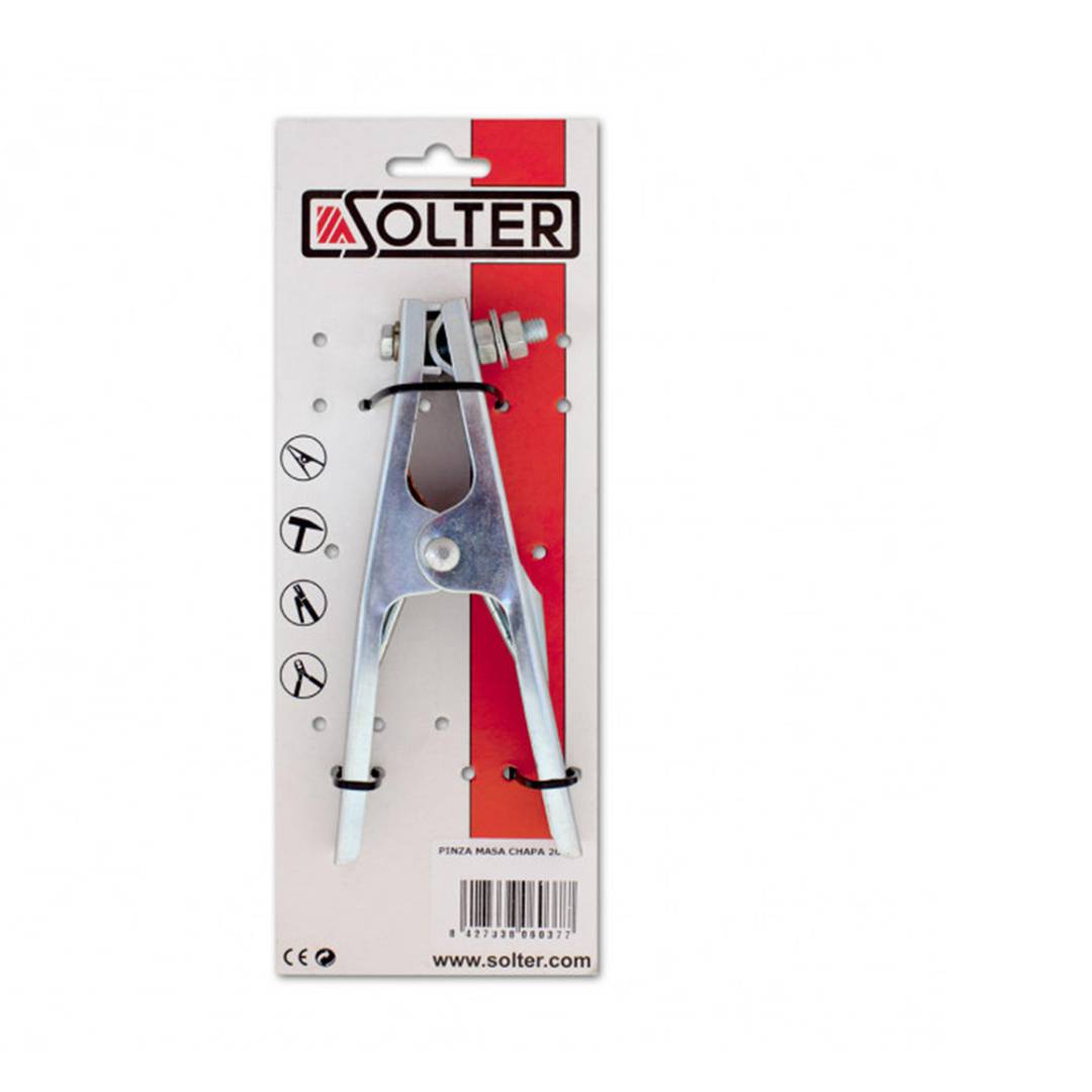 Solter 200 Ampere Blech-Erdungsklemme