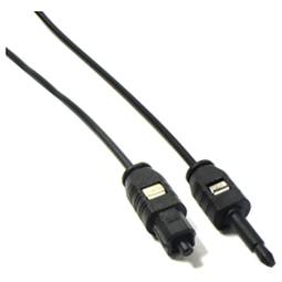 Câble audio optique numérique Toslink 3 m Toslink à Mini-Toslink