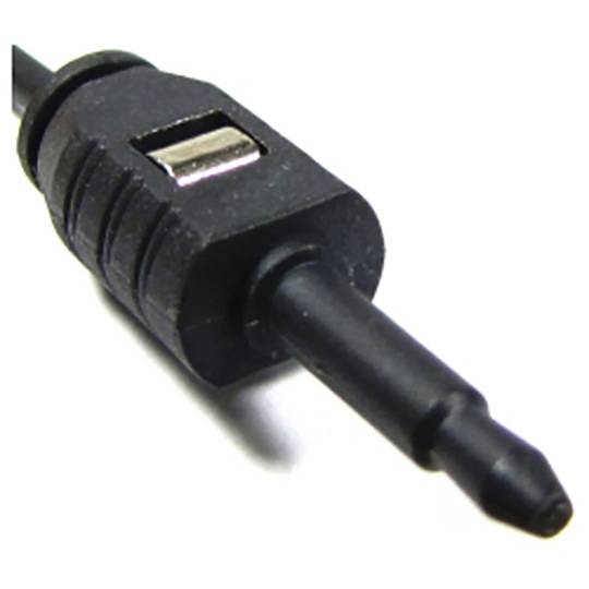 Cabo de áudio digital óptico Toslink 3 m Toslink para Mini-Toslink