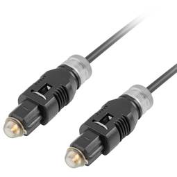 Cable Toslink Lanberg Óptico Audio Digital 2m Negro