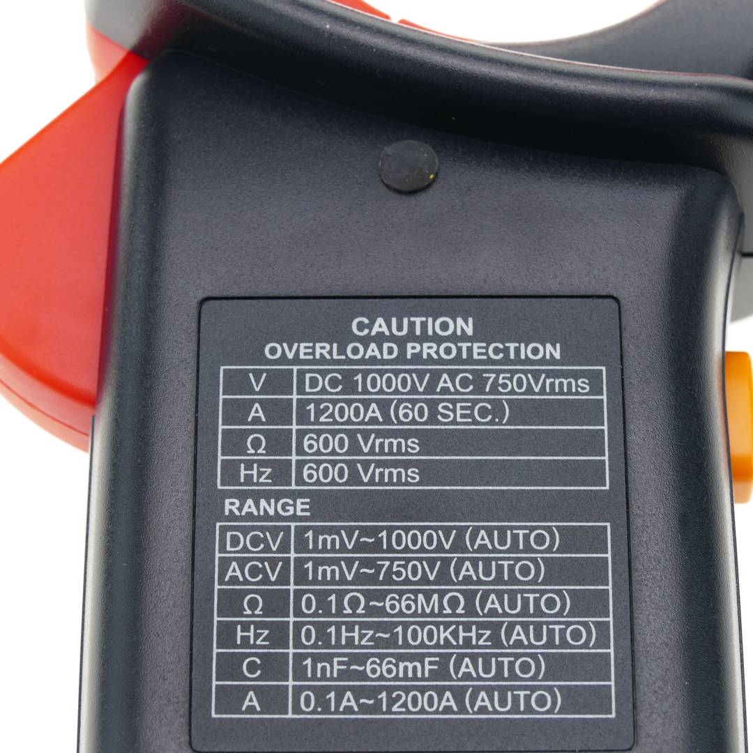 Digital clamp meter AC/DC YF-8030N Model 1200A - Cablematic