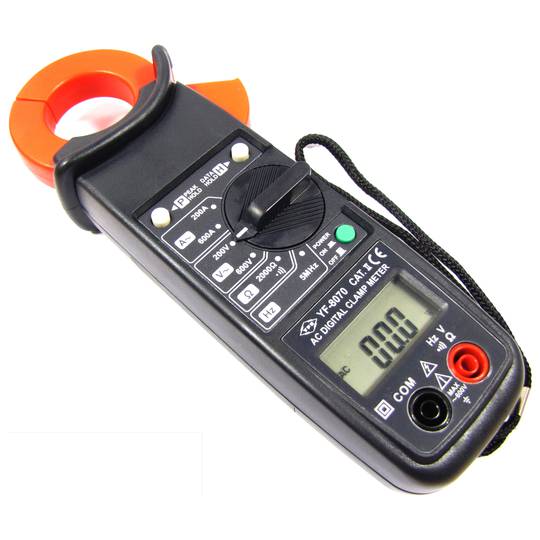 Multimetr cyfrowy z cęgiem AC 600A model YF-8070