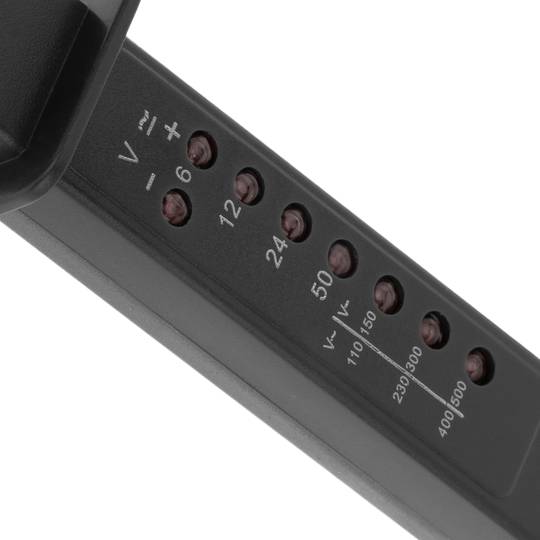 Próbnik napięcia 6 V - 400 V AC i 6 V - 500 V DC kolor czarny