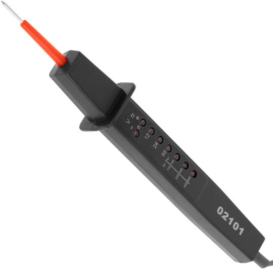 Próbnik napięcia 6 V - 400 V AC i 6 V - 500 V DC kolor czarny