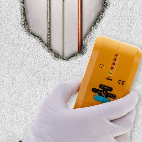 Meerdere detector van metalen houtkabelspanning voor ingebouwde installaties