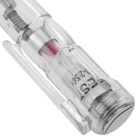 Destornillador buscapolos de punta plana de 3 mm, detector de tensión con luz LED