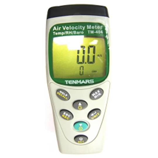Anemómetro y termómetro modelo TM-402