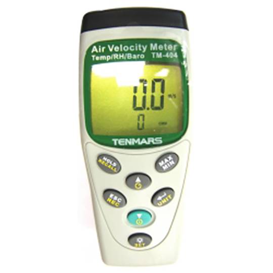 Anemometro e barometro igrometro termometro modello TM-404 - Cablematic