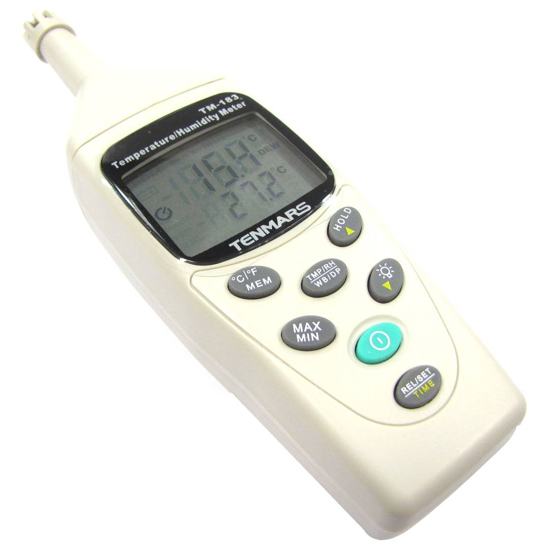 Hygrometer and thermometer with memory WP and WB model TM-183