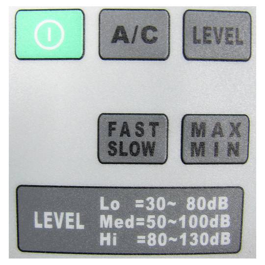 Fonometro. Misuratore di livello sonoro analogico digitale TM-101