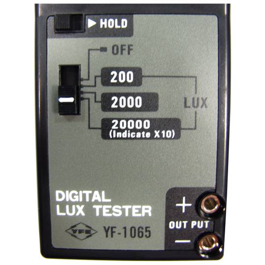 Digital Light Meter model YF-1065 - Cablematic