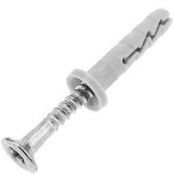 Confezione da 50 pezzi di tasselli ad impatto con vite 5 x 25 mm