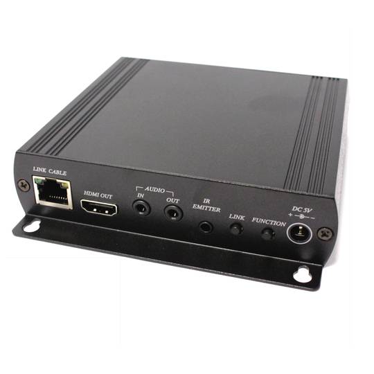 Extensor de HDMI AUDIO USB RS232 IR por cable UTP Cat.5e y Cat.6 solo receptor