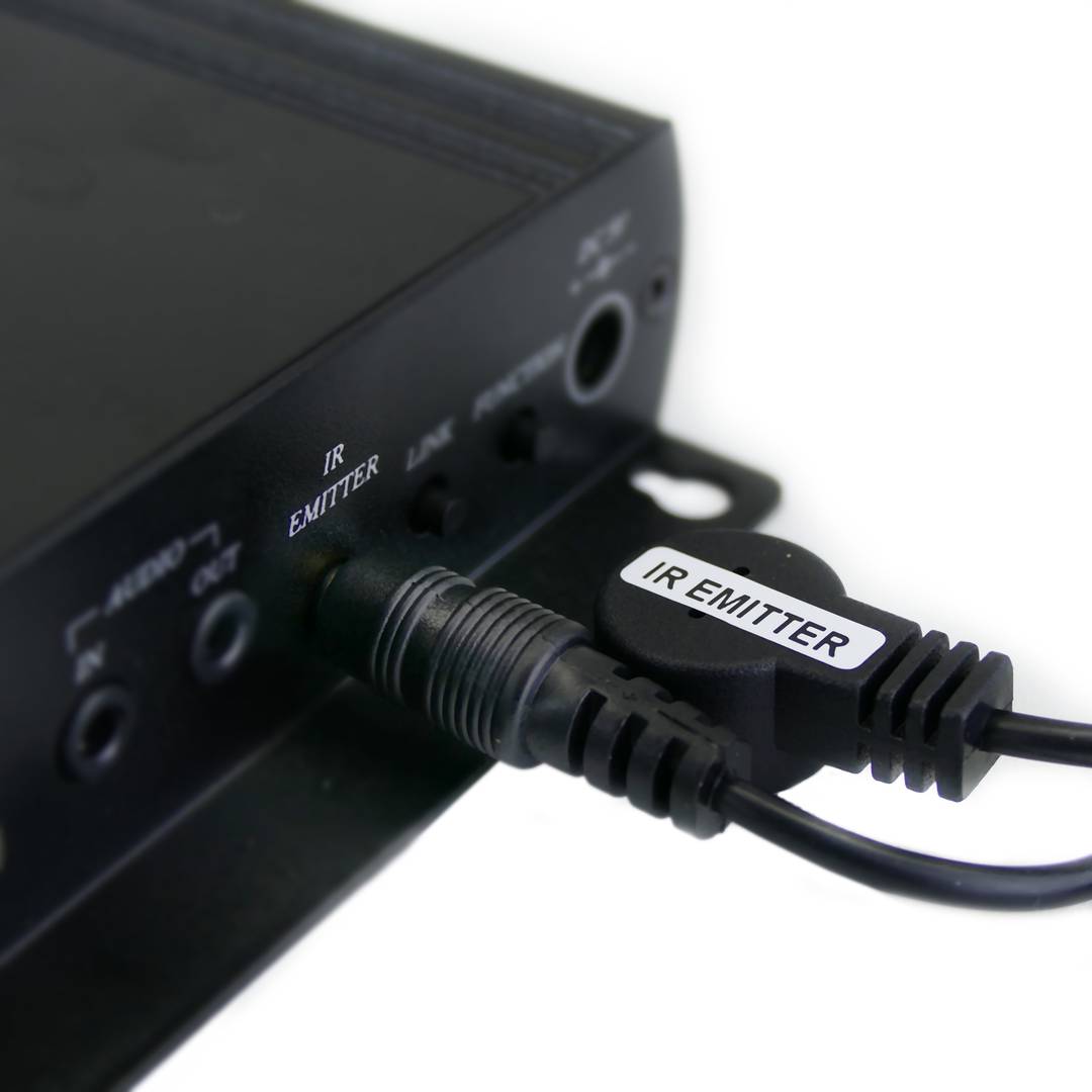 Extensor de HDMI AUDIO USB RS232 IR por cable UTP Cat.5e y Cat.6 solo receptor