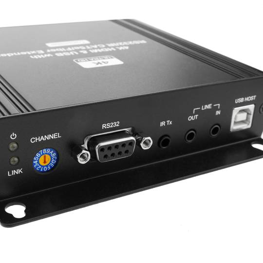 Extendeur HDMI 4K UHD avec AUDIO USB RS232 IR et câble UTP Cat.5e et SFP à fibre optique