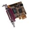 PCI-Express Card SPP EPP ECP parallel low-profile 2-port