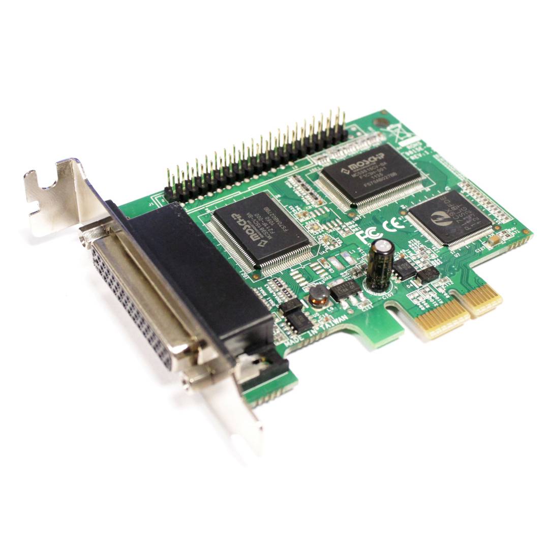 PCI-Express Card SPP EPP ECP parallel low profile 4 port