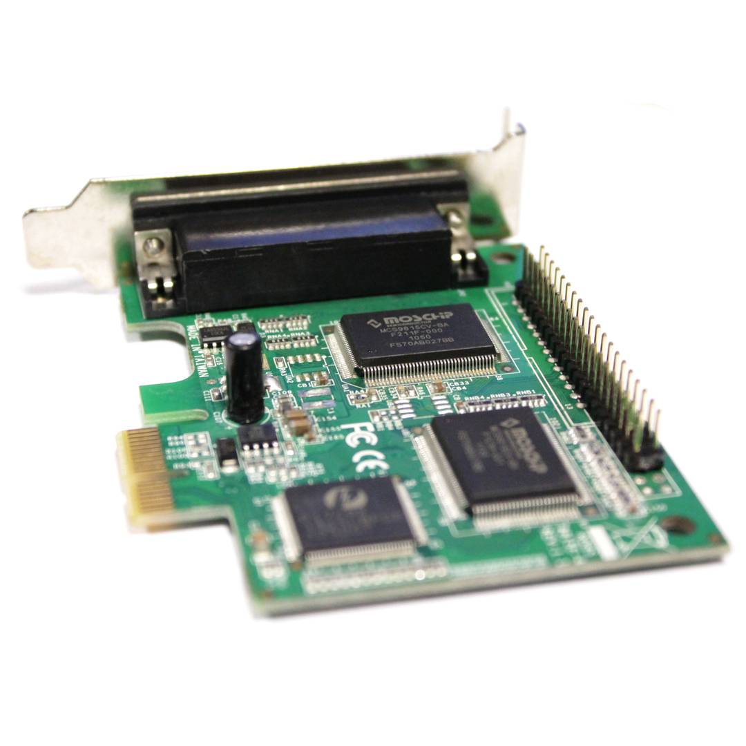 PCI-Express Card SPP EPP ECP parallel low profile 4 port