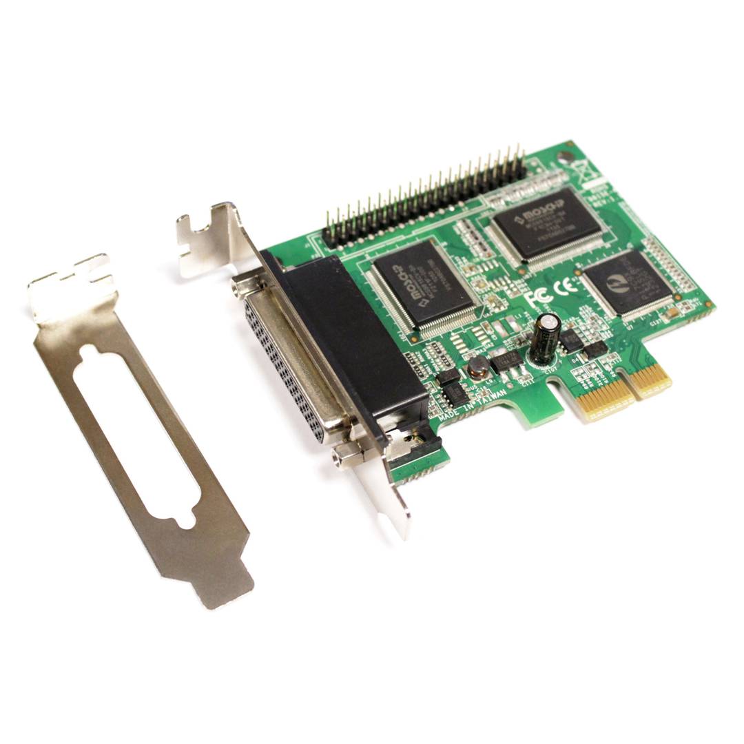 PCI-Express Card SPP EPP ECP parallel low profile 4 port