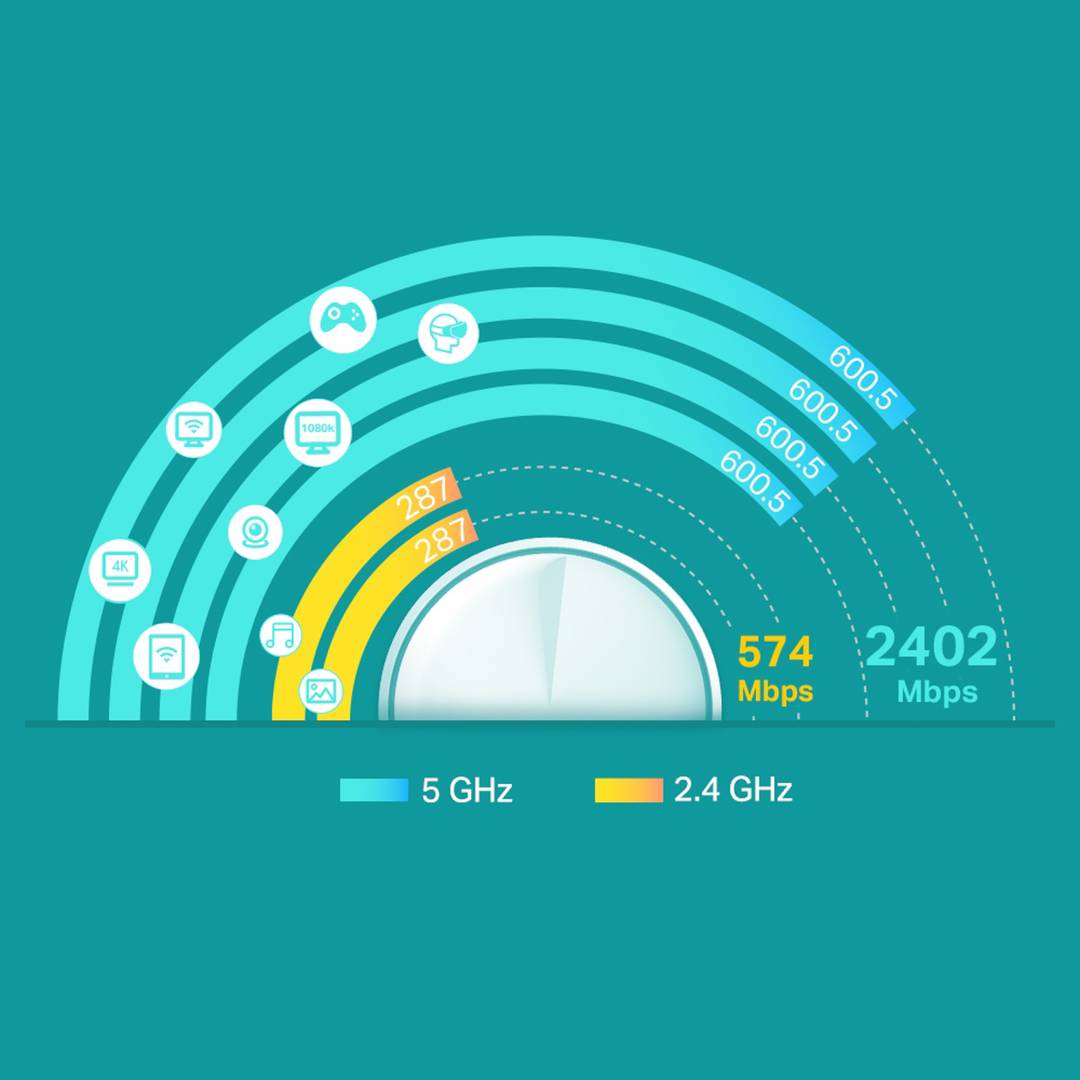 Système WiFi 6 Mesh TP-Link Deco X60 AX3000 Pack 2 Unités