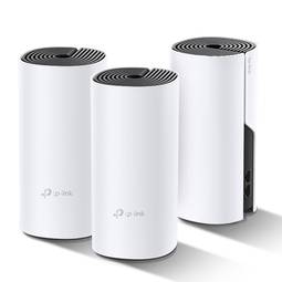 Sistema WiFi Mesh Híbrido TP-Link Deco P9 AC1200+AV1000. Pack de 3 unidades