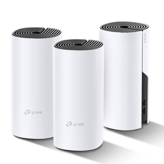 Sistema WiFi Mesh Híbrido TP-Link Deco P9 AC1200+AV1000. Pack de 3 unidades