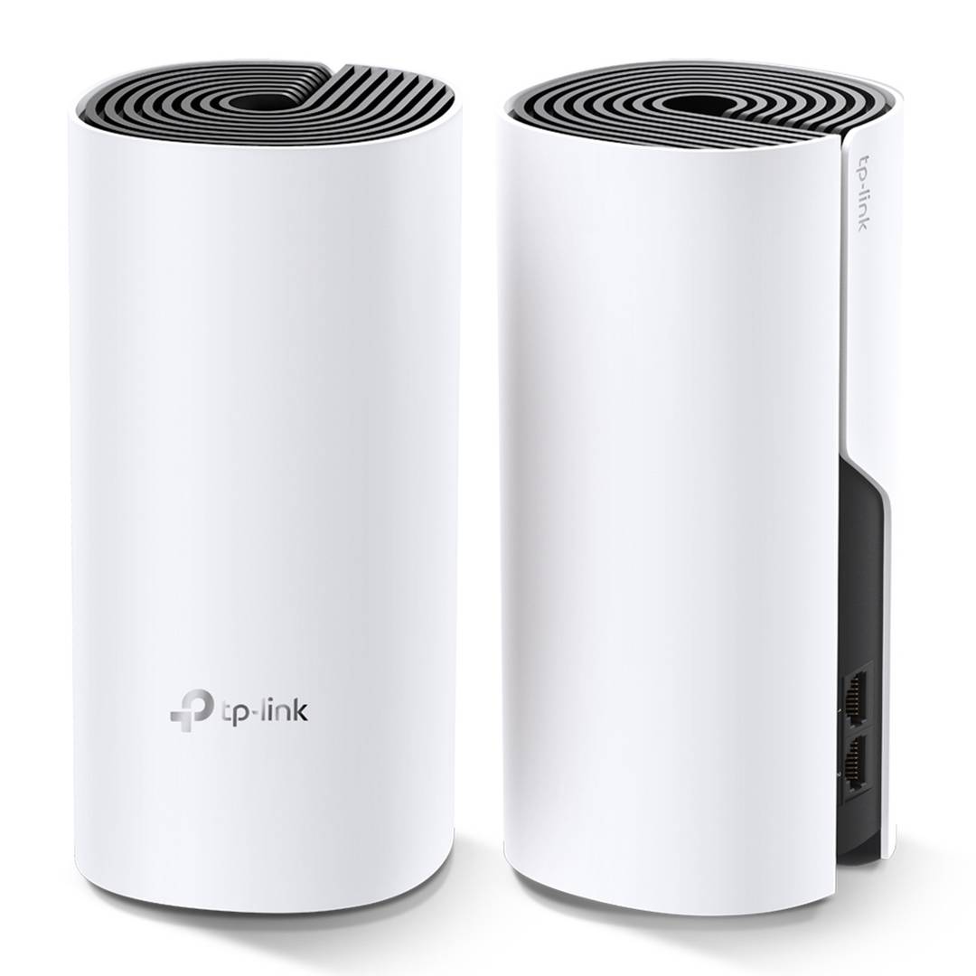 Sistema mesh WiFi Dual Band TP-Link Deco M4 AC1200. Confezione da 2 unità