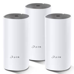 Puntos de Acceso WiFi Mesh TP-Link Deco E4 Dual Band AC1200. Pack de 3 Unidades