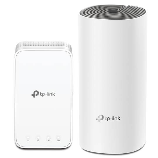 Pontos de acesso de malha WiFi TP-Link Deco E4 Dual Band AC1200. Pacote de 2 unidades