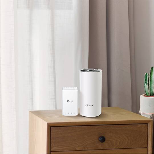 Pontos de acesso de malha WiFi TP-Link Deco E4 Dual Band AC1200. Pacote de 2 unidades