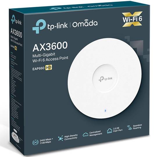 Punto di accesso TP-Link EAP660 HD AX3600 Dual Band