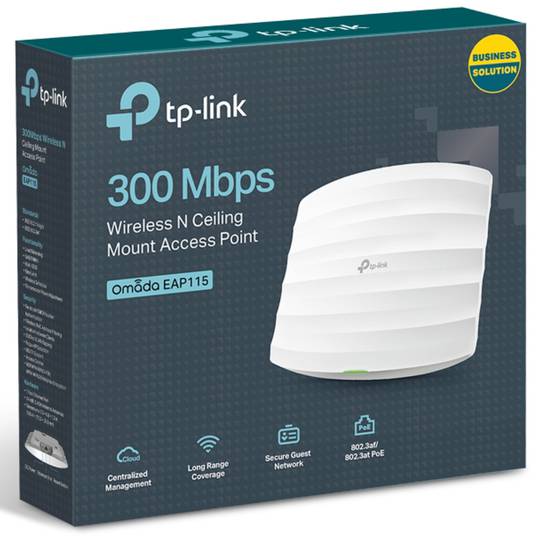 Punto de acceso inalámbrico TP-Link EAP110 N a 300Mbps para techo