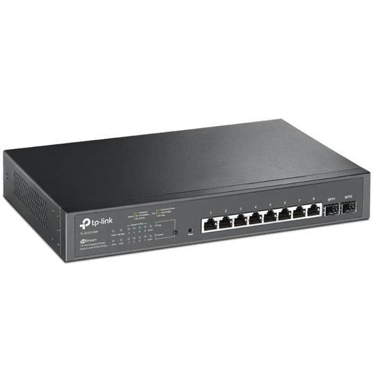 Switch TP-Link Smart Gigabit Jetstream TL-SG2210MP de 8 Ports Gigabit PoE i 2 SFP