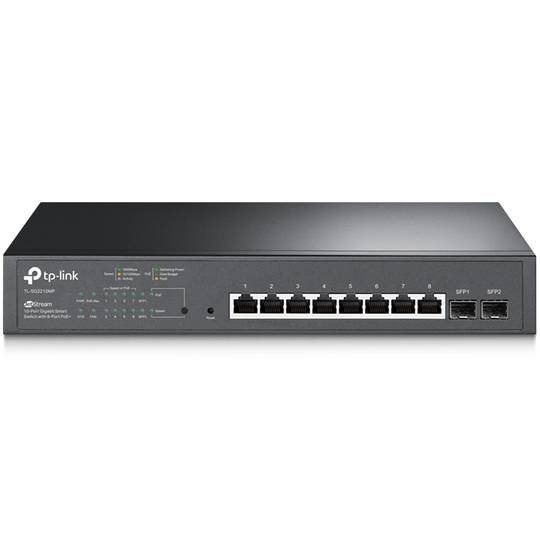 Switch TP-Link Smart Gigabit Jetstream TL-SG2210MP de 8 Ports Gigabit PoE i 2 SFP