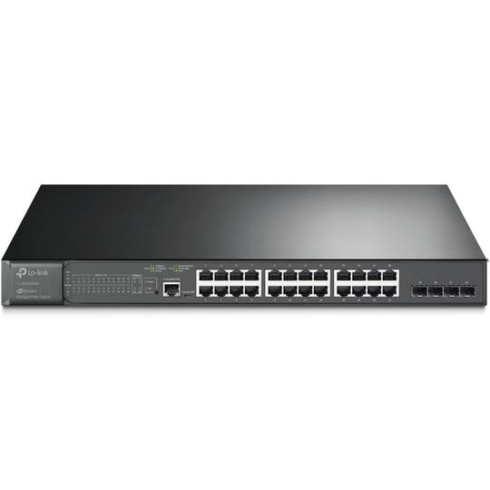 Switch TP-Link Gestionable L2 Gigabit JetStream TL-SG3428MP de 24 Puertos Gigabit y 4 SFP