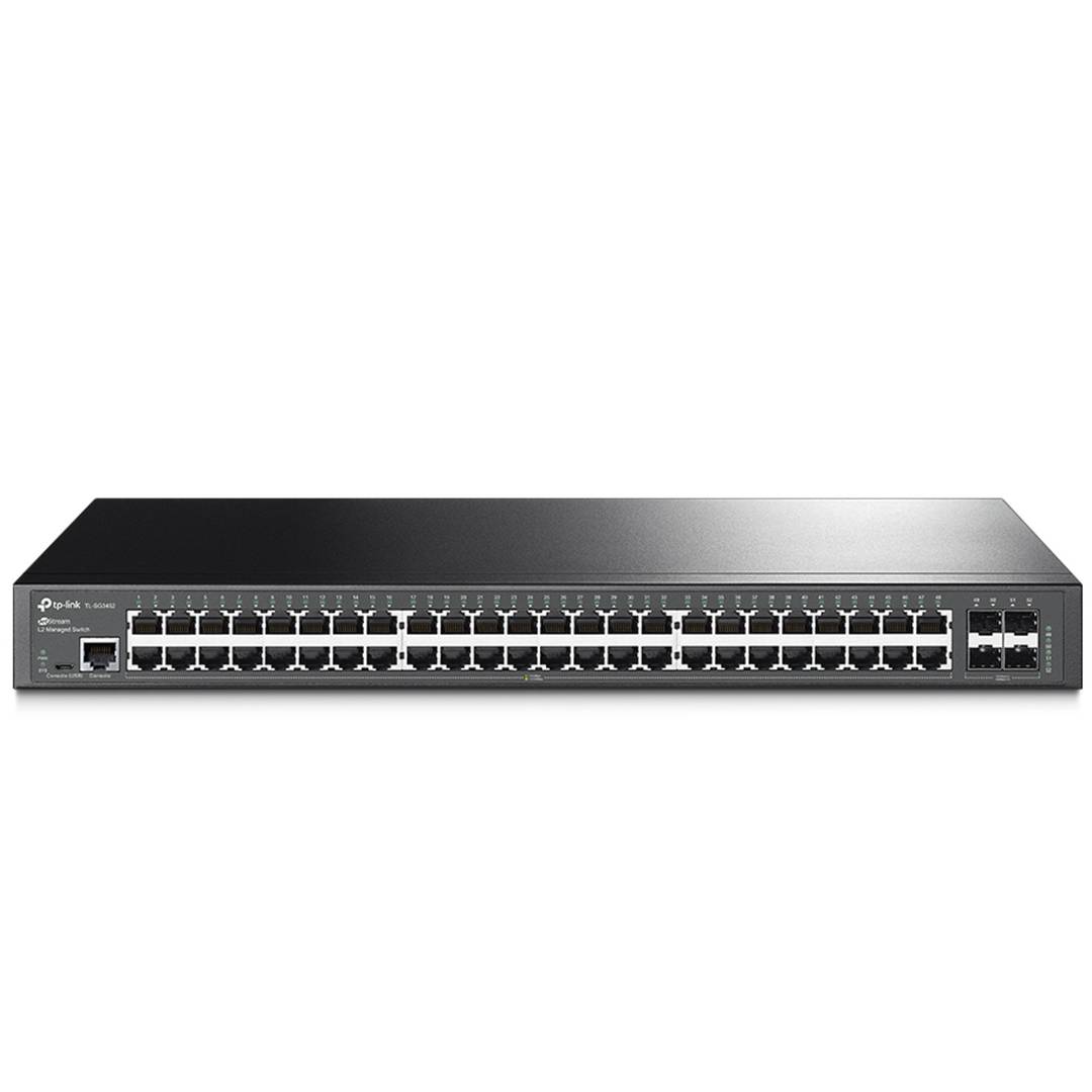 TP-Link Managed L2 Gigabit JetStream Switch TL-SG3452 mit 48 Gigabit Ports und 4 SFP