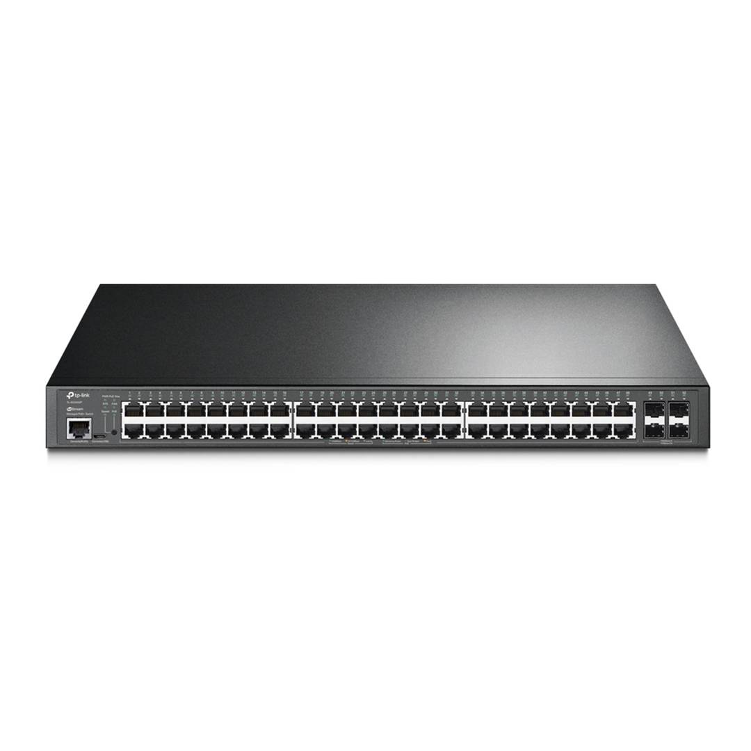 TP-Link Managed L2 Gigabit JetStream TL-SG3452P Switch met 48 Gigabit PoE+ poorten en 4 SFP