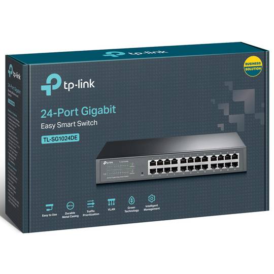 Switch Gigabit de 24 portas TP-Link Easy Smart TL-SG1024DE