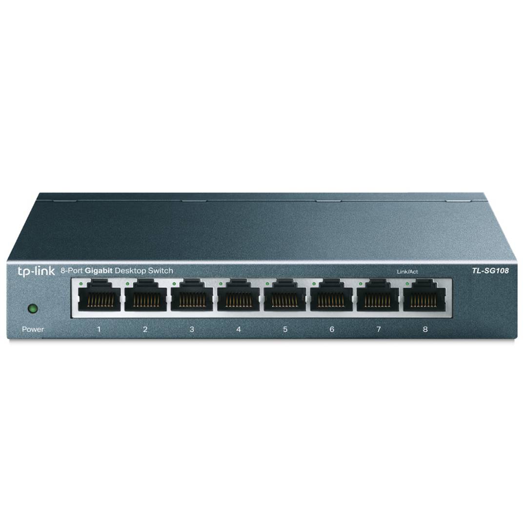 Switch Gigabit de 8 portas TP-Link TL-SG108